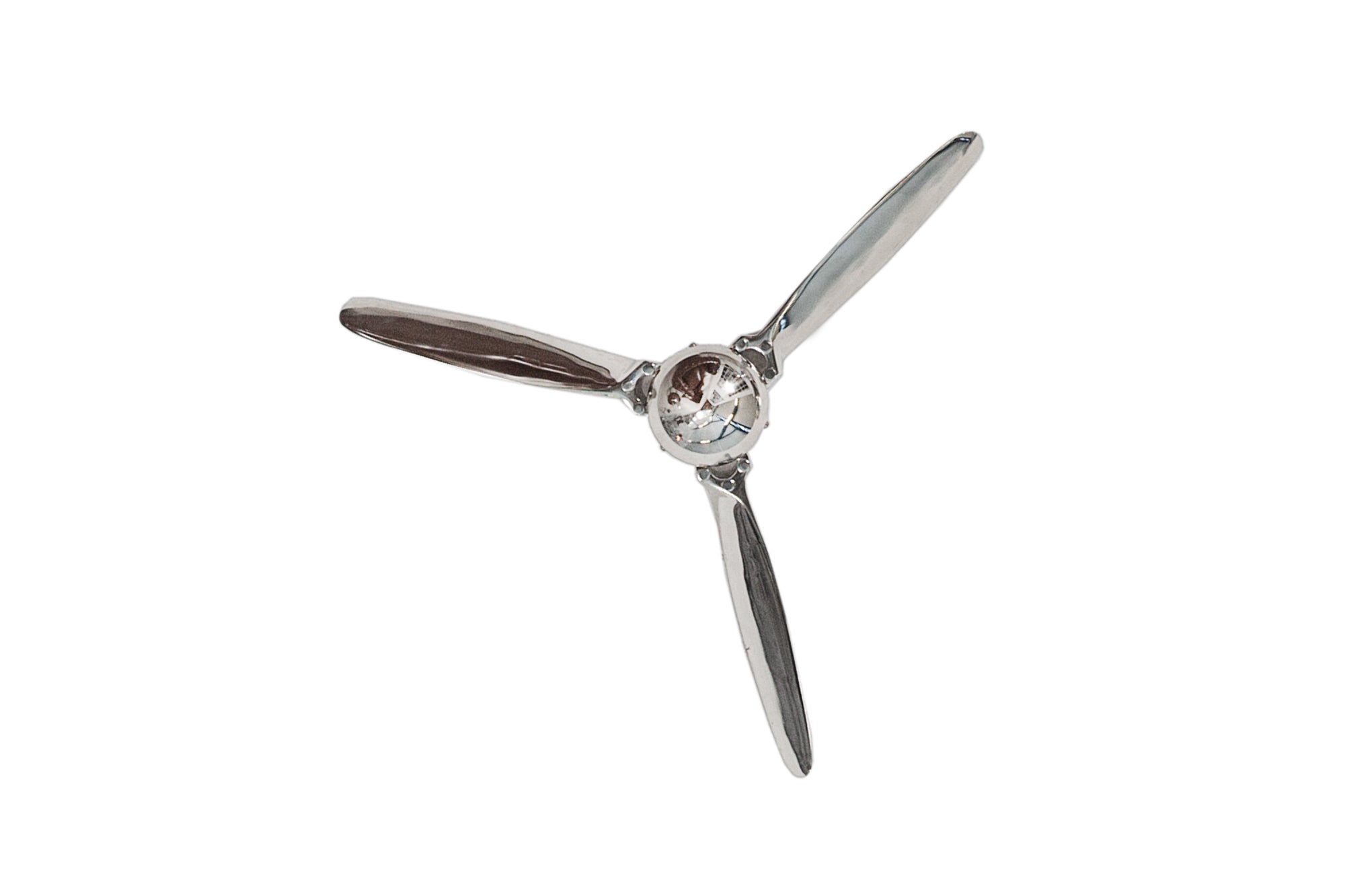 Dekoracja ścienna SCREW 90 cm – srebrne śmigło z aluminium 38540