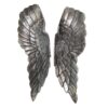 Dekoracja ścienna FALLEN ANGEL 65 cm – antyczne srebro, aluminium 38437