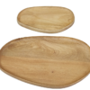 Tace dekoracyjne AMAZONAS – zestaw 2 szt., drewno mango 49356